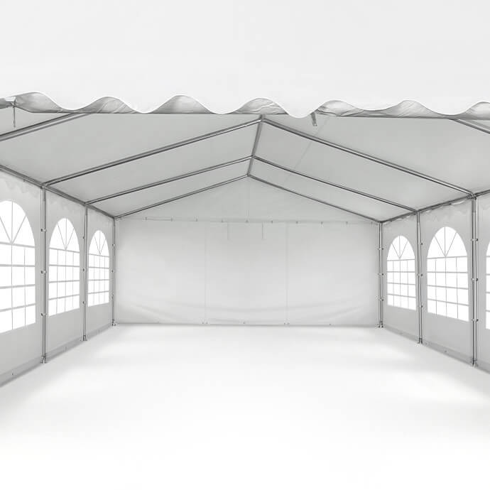 PVC Telts - Paviljons 5 x 8 Balts