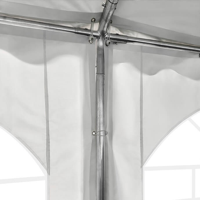 PVC Telts - Paviljons 5 x 8 Balts