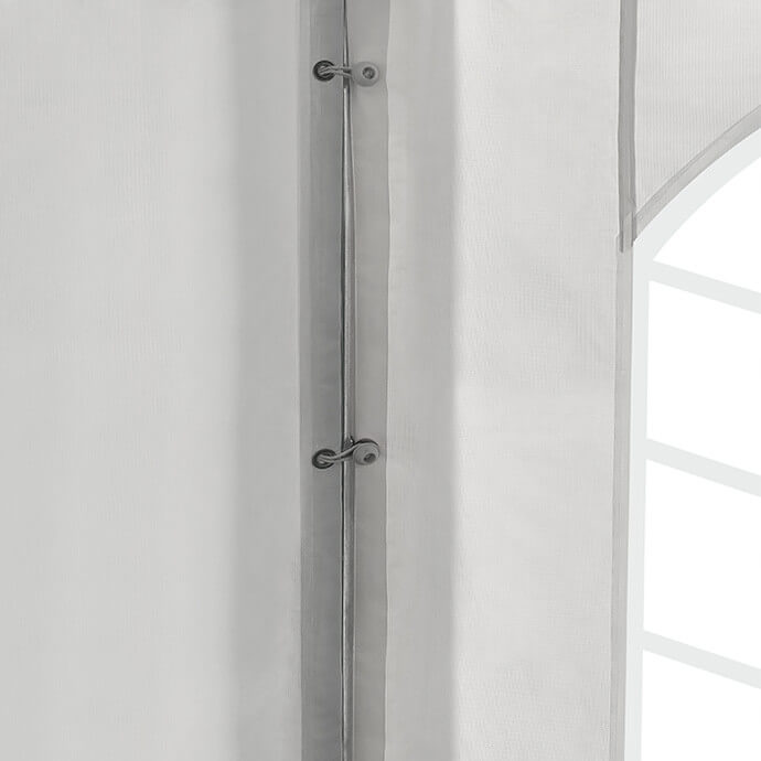 PVC Telts - Paviljons 5 x 8 Balts