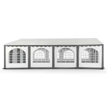 PVC Telts - Paviljons 5 x 8 Balts/Pelēks
