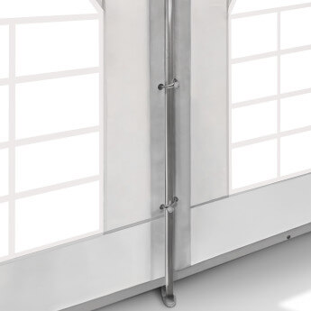 PVC Telts - Paviljons 5 x 8 Balts/Pelēks