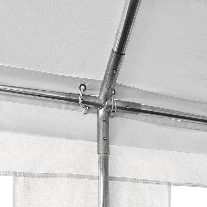 PE Telts - Paviljons 5 x 10 Balts