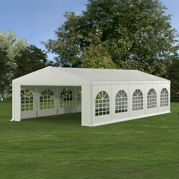PVC Telts - Paviljons 5 x 10 Balts