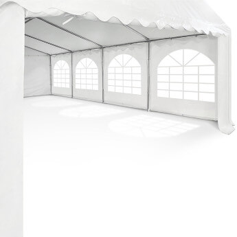 PVC Telts - Paviljons 5 x 10 Balts