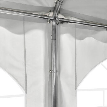 PVC Telts - Paviljons 5 x 10 Balts