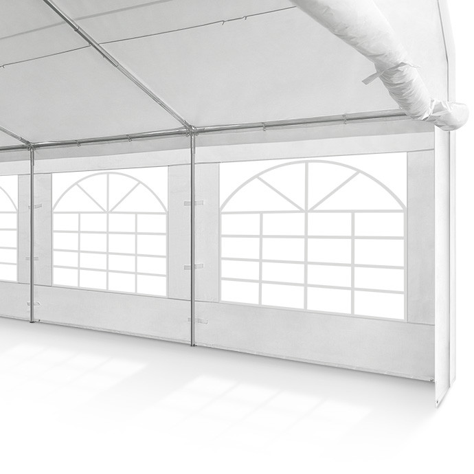 PE Telts - Paviljons 6 x 12 Balts