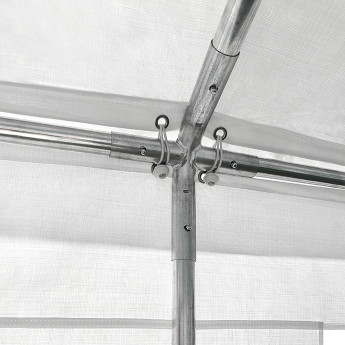 PE Telts - Paviljons 6 x 12 Balts