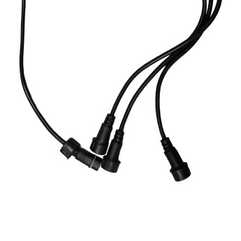 Āra virteņu sadalītājs ar 3 savienojumiem