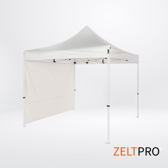Pop up telts jumts un sienas (4 gab.) komplekts 2x2 Balta Zeltpro PROFRAME