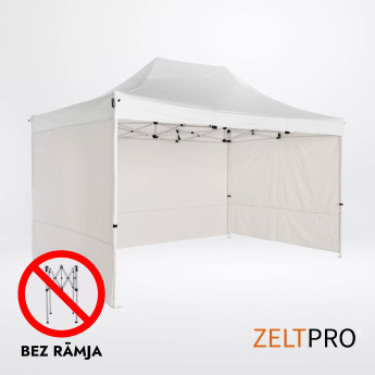 Pop up telts jumts un sienas (4 gab.) komplekts 3x2 Balta Zeltpro PROFRAME