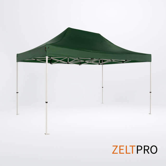 Pop up telts jumts un sienas (4 gab.) komplekts 3x2 Zaļa Zeltpro PROFRAME