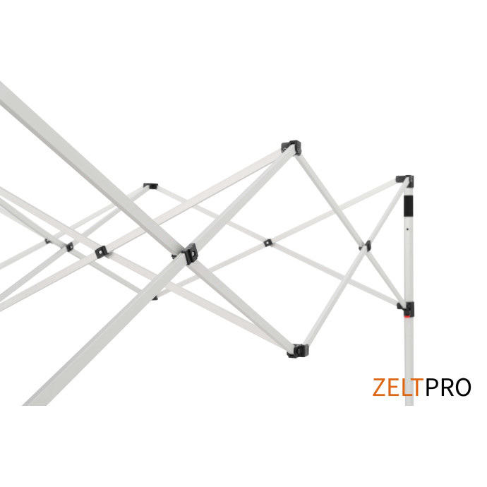 Reklāmas telts 3x4,5 izvēlētā krāsā Zeltpro TITAN ar 4 sienām un 3 termo uzlīmēm uz jumta sāniem