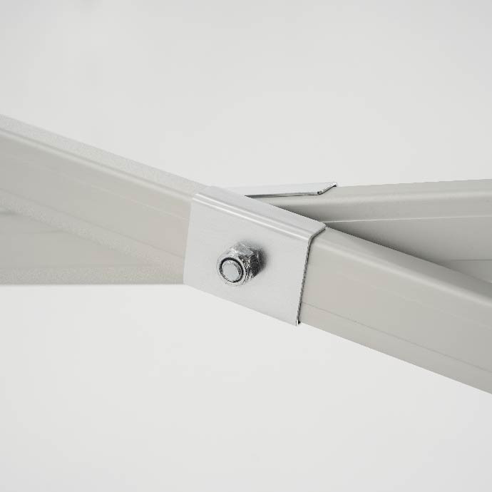 Reklāmas telts 3x3 izvēlētā krāsā Zeltpro Premium+ ar 4 sienām un 3 termo uzlīmēm uz jumta sāniem