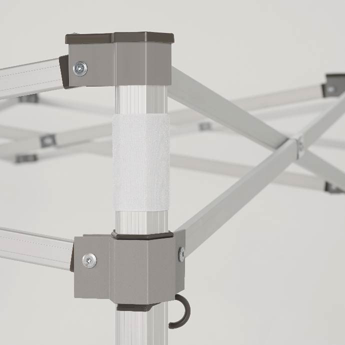 Reklāmas telts 3x4,5 izvēlētā krāsā Zeltpro Premium+ ar 4 sienām un 3 termo uzlīmēm uz jumta sāniem