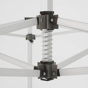 Reklāmas telts 3x6 izvēlētā krāsā Zeltpro Premium+ ar 4 sienām un 3 termo uzlīmēm uz jumta sāniem