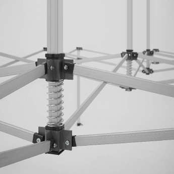 Reklāmas telts 3x6 izvēlētā krāsā Zeltpro Premium+ ar 4 sienām un 3 termo uzlīmēm uz jumta sāniem