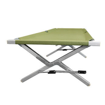 Saliekamā alumīnija armijas/pārgājienu gulta - 210cm