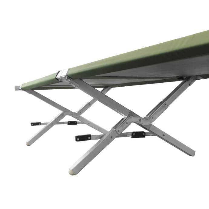 Saliekamā alumīnija armijas/pārgājienu gulta - 210cm