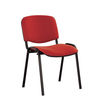 Apmeklētāju krēsls ISO G825 sarkans