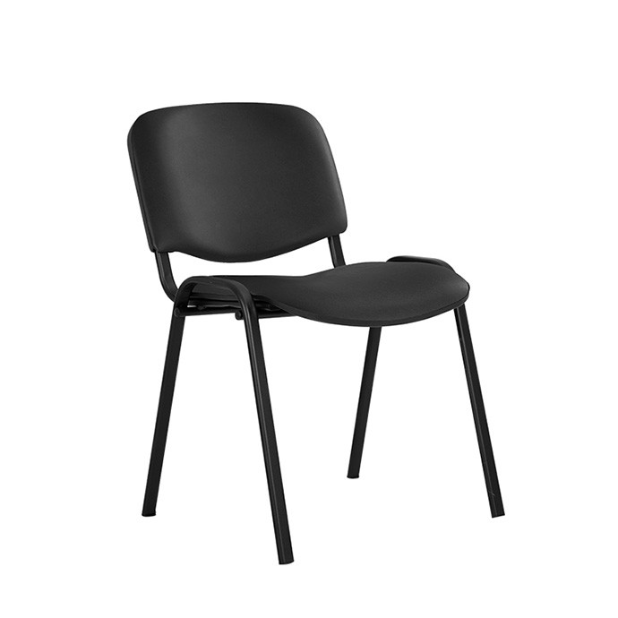 Apmeklētāju krēsls ISO L825 melns