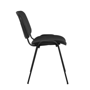 Apmeklētāju krēsls ISO L825 melns