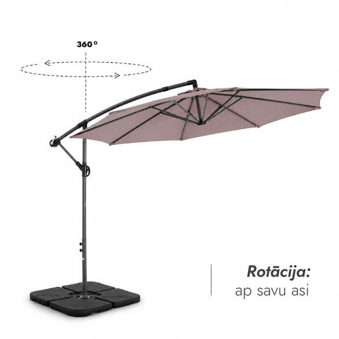 Saulessargs ar atsvara paliktni Select Taupes krāsā