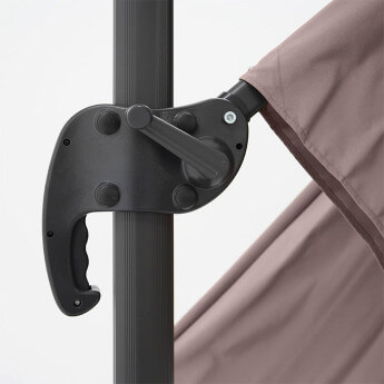Saulessargs ar apvalku Comfort Taupes krāsā