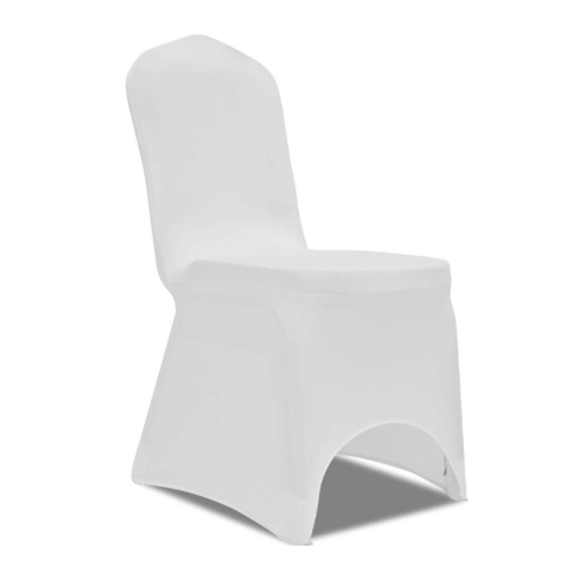 Elastīgs krēsla pārvalks Restly Balts 46x56x86