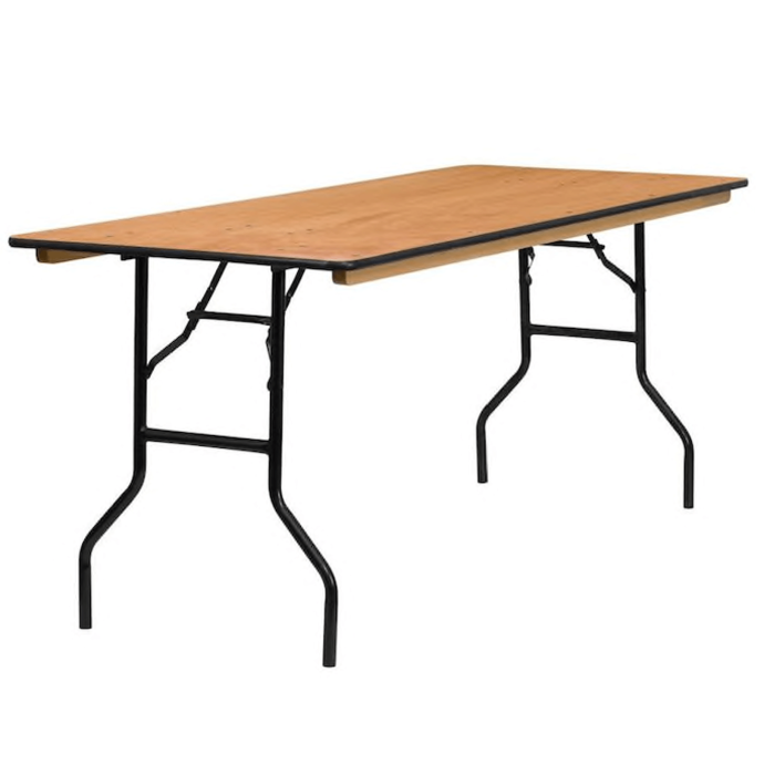 Taisnstūra koka galds 180x90