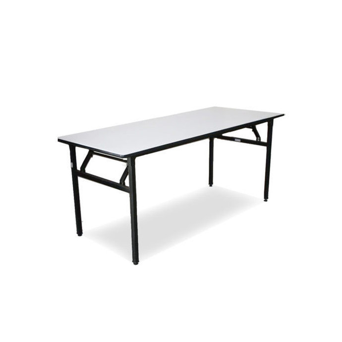 Taisnstūra koka galds pārklāts ar PVC 183x92