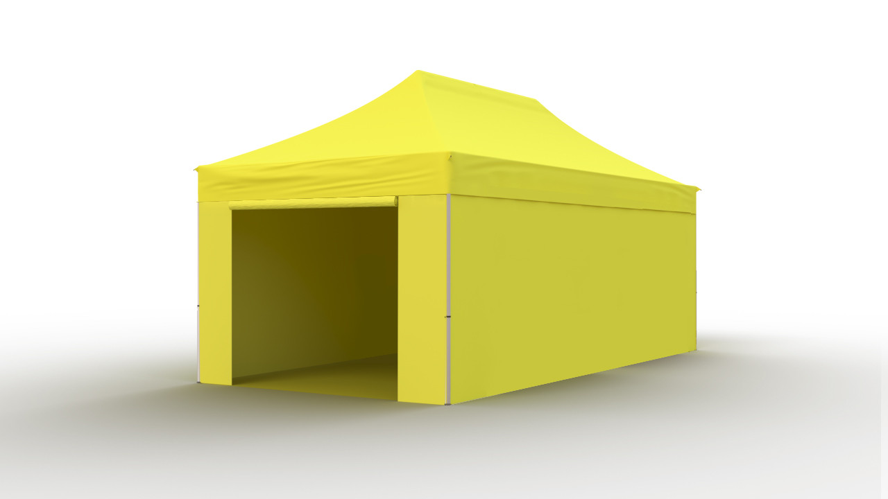 Tirdzniecības telts 4x6 Dzeltena Zeltpro PREMIUM +