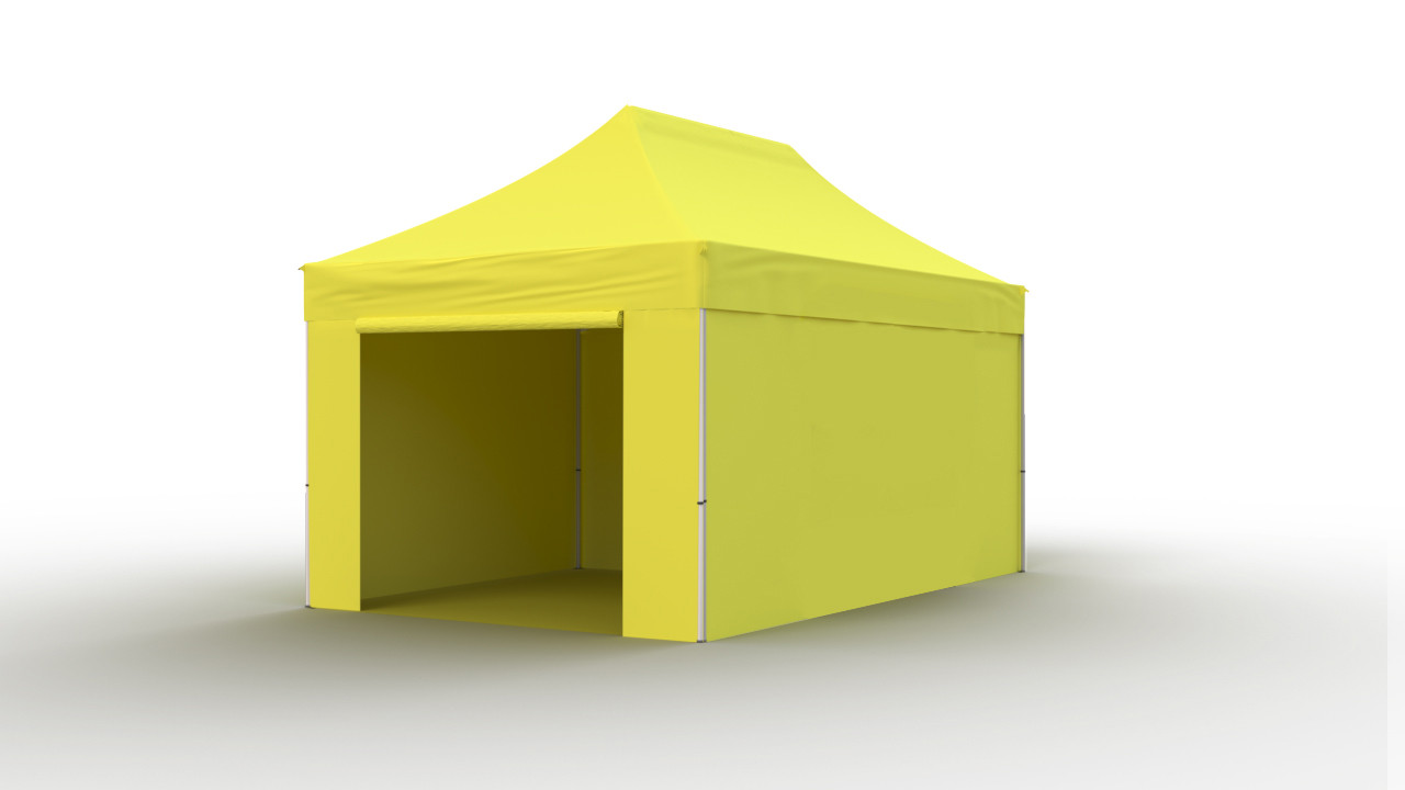 Tirdzniecības telts 3x4,5 Dzeltena Zeltpro PROFRAME