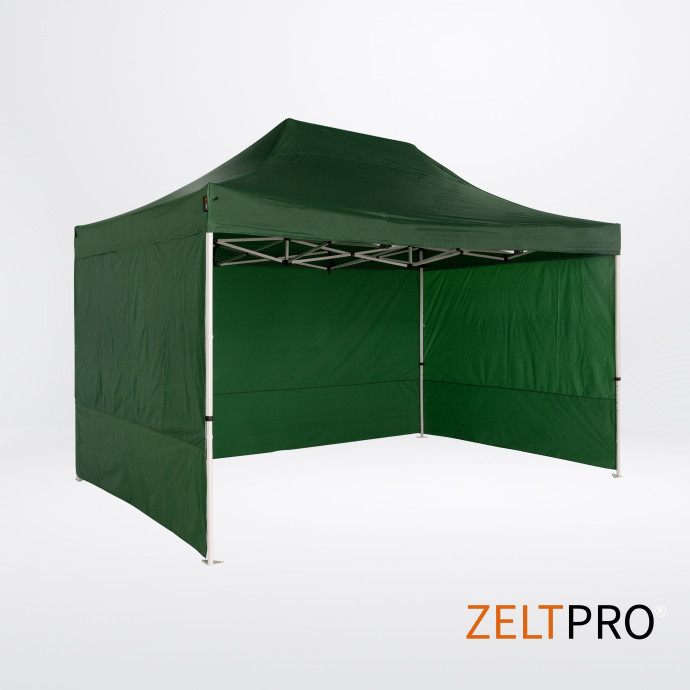 Tirdzniecības telts 3x4,5 Zaļa Zeltpro PROFRAME