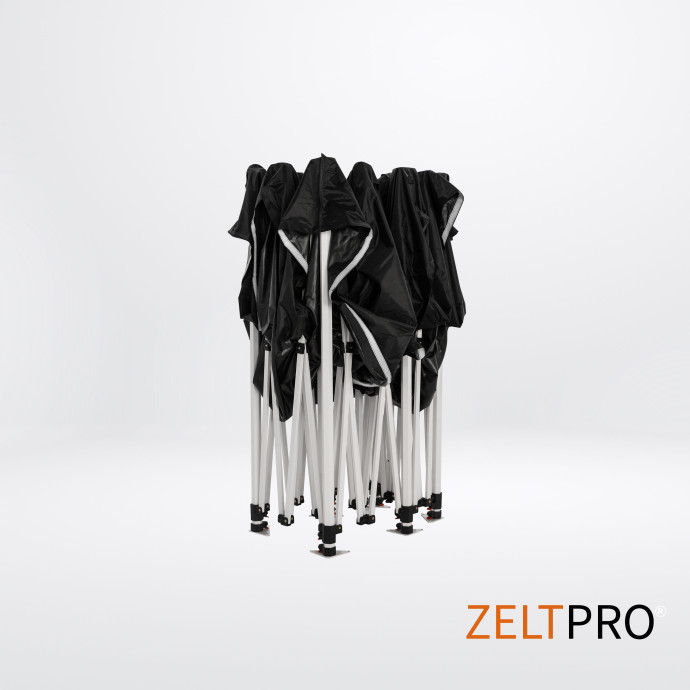Tirdzniecības telts 3x6 Melna Zeltpro PROFRAME