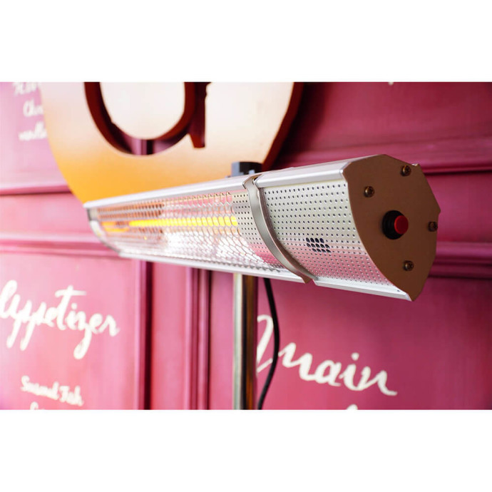 Infrasarkanais sildītājs Heatum H2000R URBAN SILVER