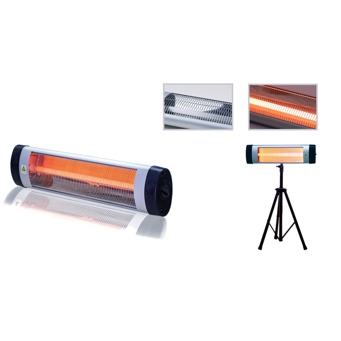 Infrasarkanais sildītājs Heatum H2000 OPTIM