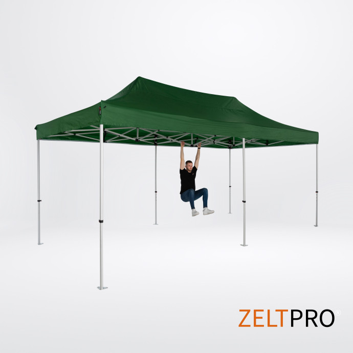 Tirdzniecības telts 4x8 Zaļa Zeltpro TITAN