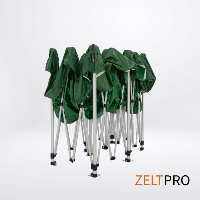 Tirdzniecības telts 4x8 Zaļa Zeltpro TITAN