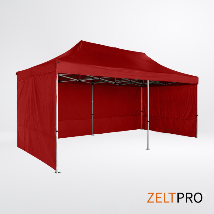 Tirdzniecības telts 4x8 Sarkana Zeltpro TITAN