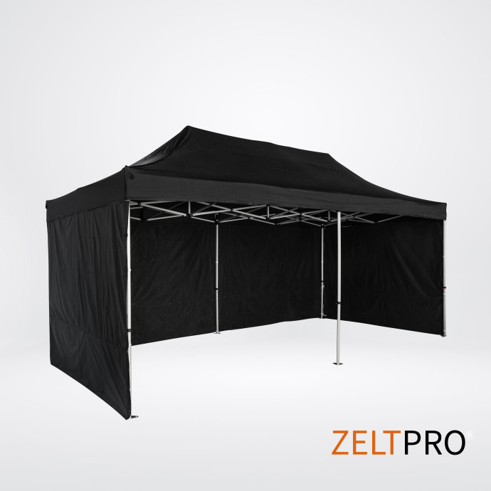 Tirdzniecības telts 3x6 Melna Zeltpro TITAN