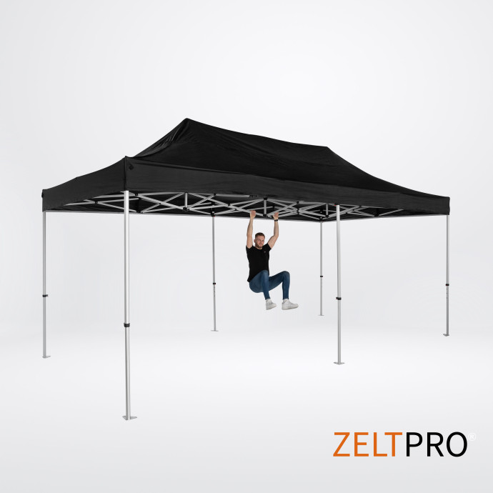 Tirdzniecības telts 3x6 Melna Zeltpro TITAN