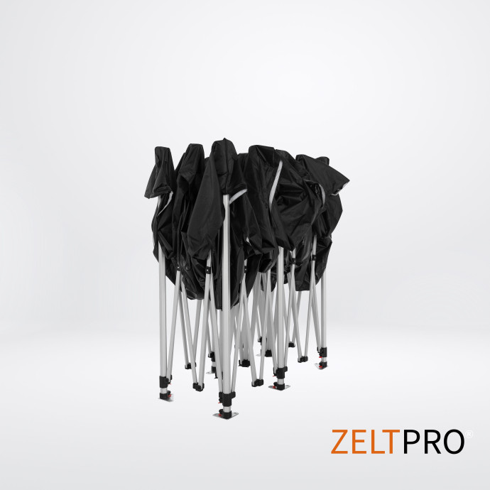 Tirdzniecības telts 3x6 Melna Zeltpro TITAN
