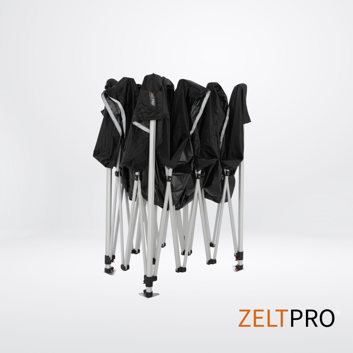 Tirdzniecības telts 3x4,5 Melna Zeltpro TITAN