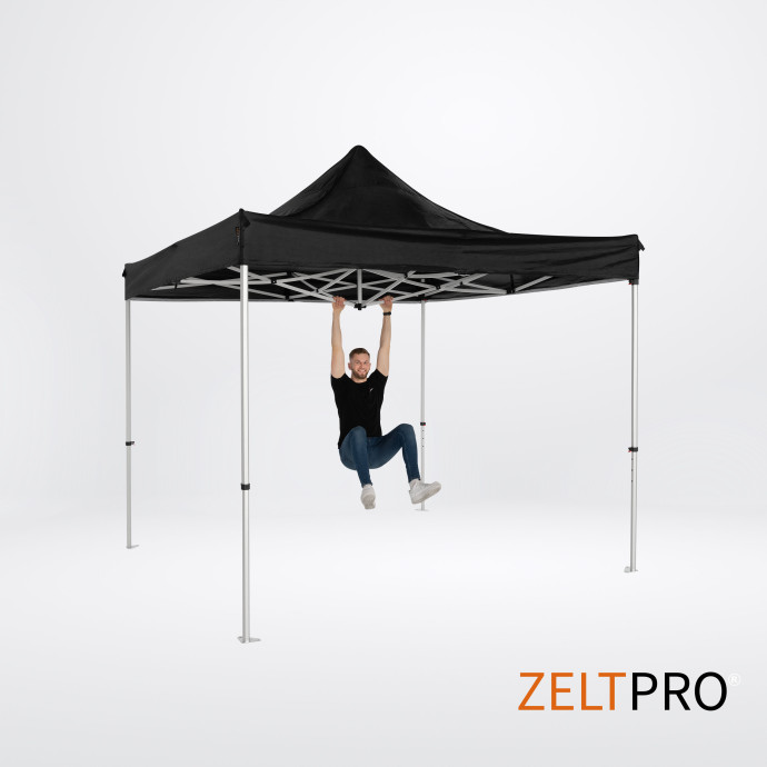 Tirdzniecības telts 3x3 Melna Zeltpro TITAN