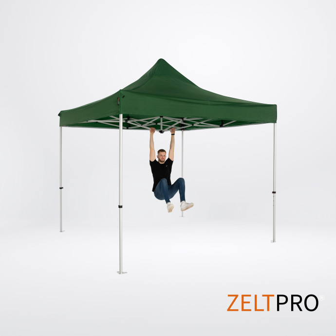 Tirdzniecības telts 3x3 Zaļa Zeltpro TITAN