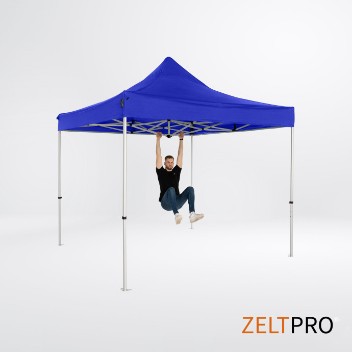Tirdzniecības telts 3x3 Zila Zeltpro TITAN