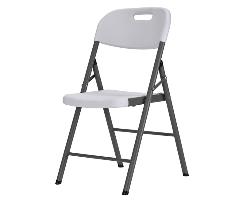 Saliekamo mēbeļu komplekts: Galds 180 balts, 6 krēsli Premium balti