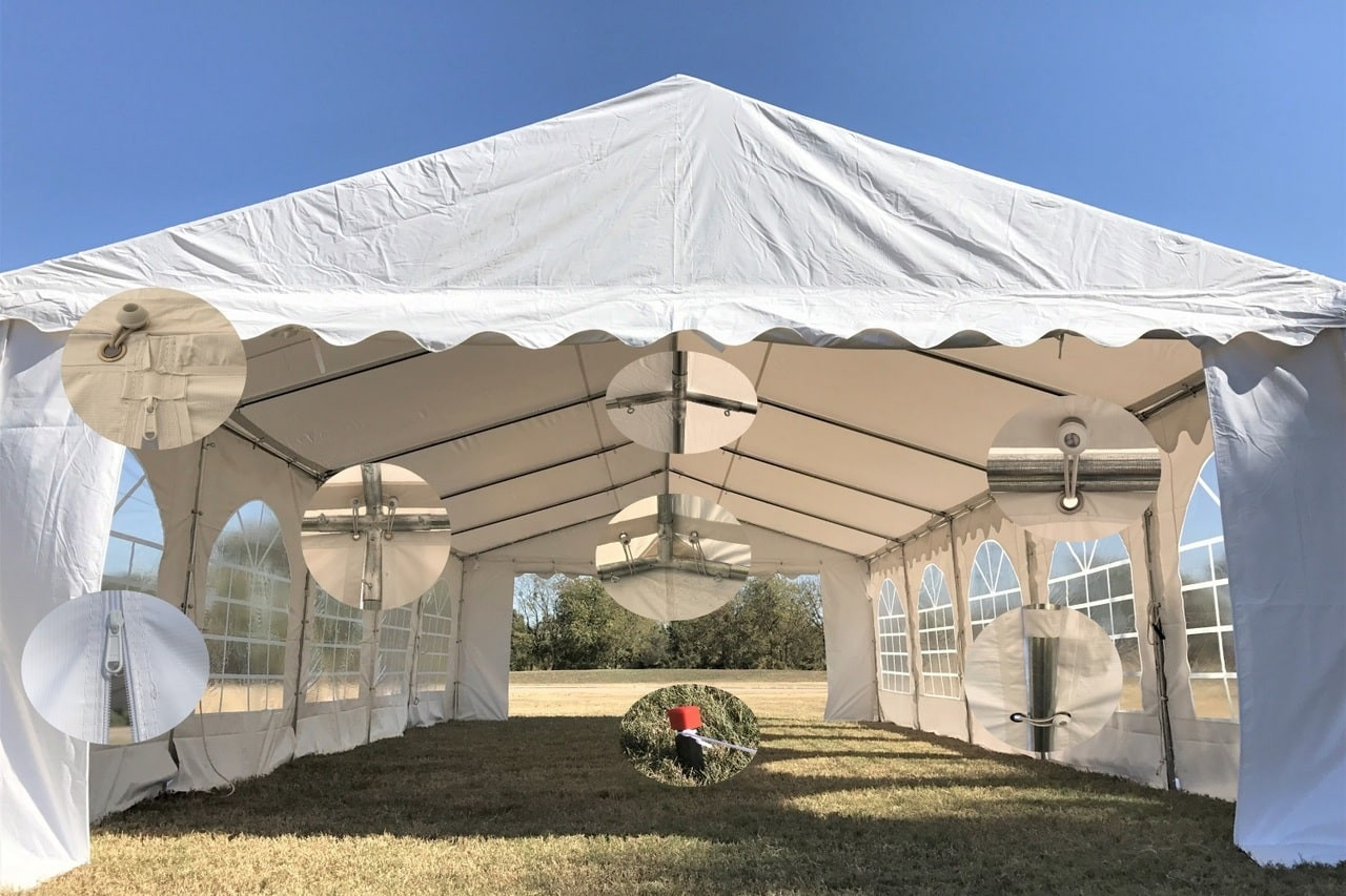 PVC telts 5x10