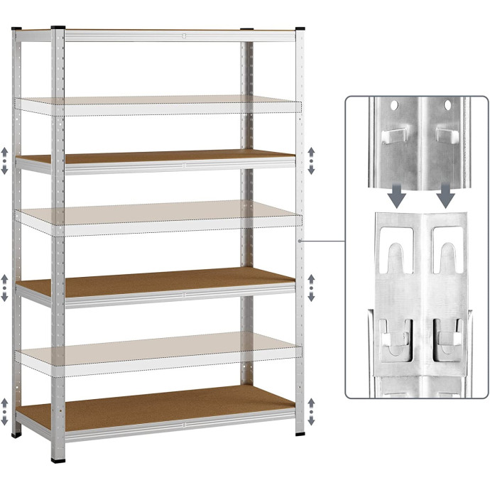 Noliktavas plaukts 180x120x60 MASTER (5 gab.)