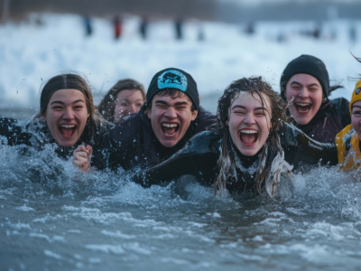 Ziemas peldēšanas festivāli: loģistika un drošas ģērbtuves